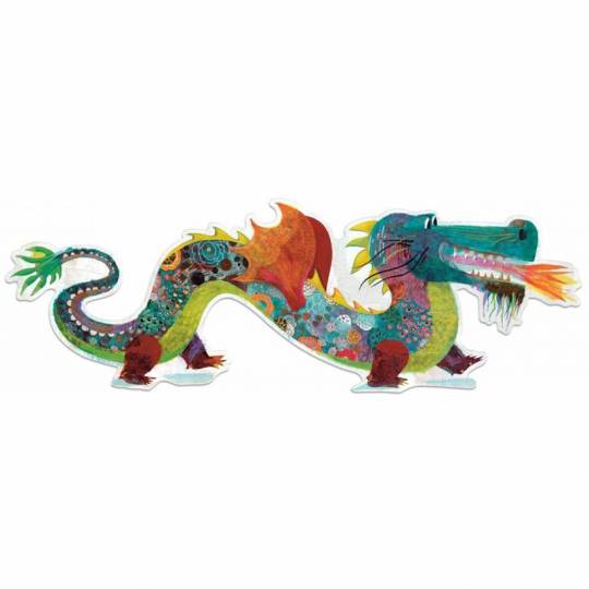 Puzzle Géant - Léon le dragon - 58 pièces Djeco - 1