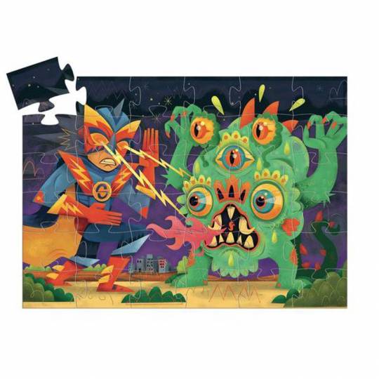 Puzzle Silhouette - Laser Boy - 36 pcs Djeco - 1