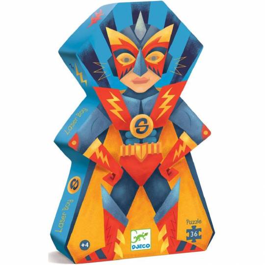 Puzzle Silhouette - Laser Boy - 36 pcs Djeco - 2