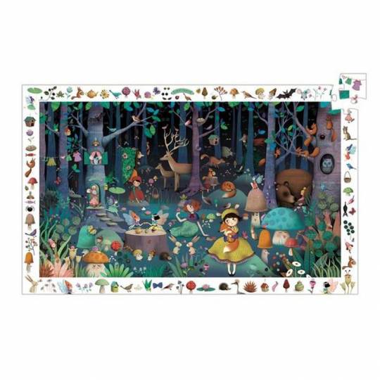 Puzzle Observation - La forêt enchantée - 100 pcs Djeco - 1
