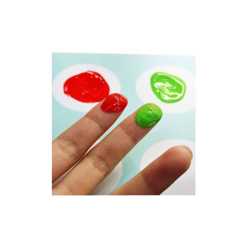 6 tubes de peinture à doigts - loisirs créatifs - Djeco 