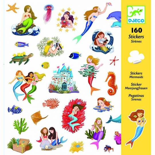 160 Stickers Sirènes - Djeco Djeco - 1