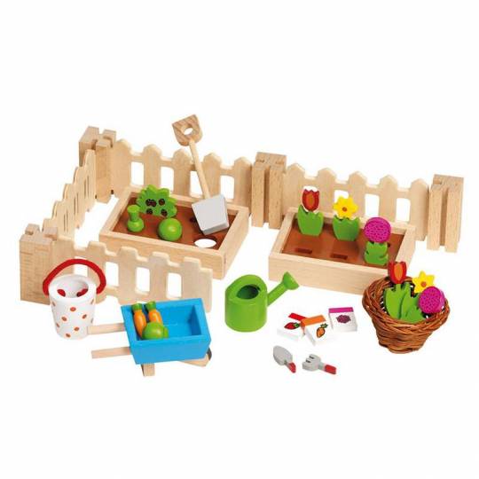 Accessoires Mon petit jardin pour les maisons de poupées Goki - 1