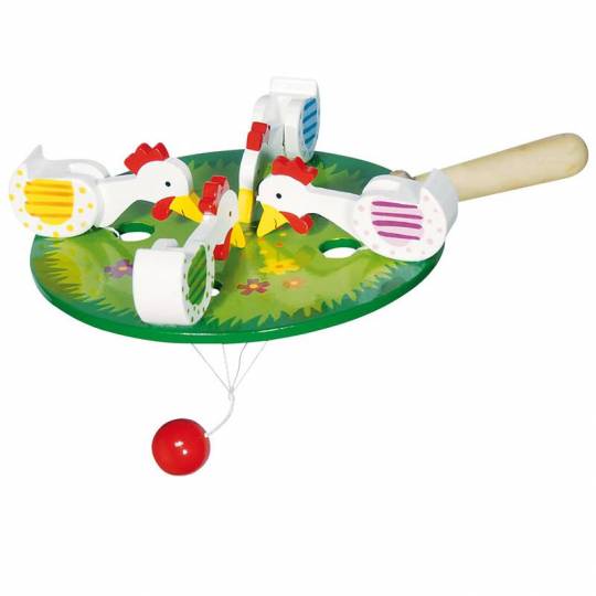 Poules qui picorent - Goki Goki - 1