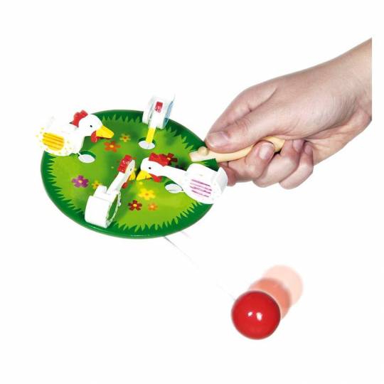 Poules qui picorent - Goki Goki - 2