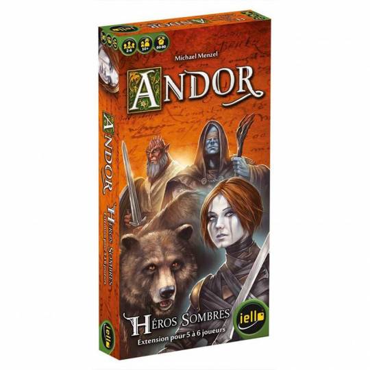 Andor - Extension Héros Sombres - 5 - 6 joueurs iello - 1