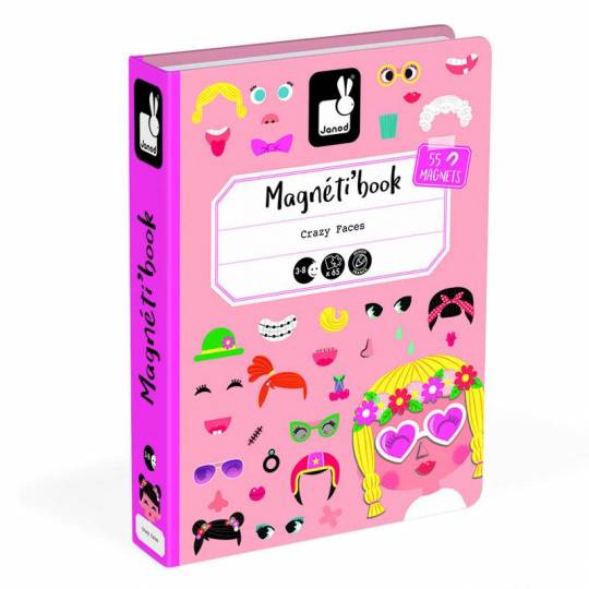Magneti'Book - Crazy Face Fille Janod - 1