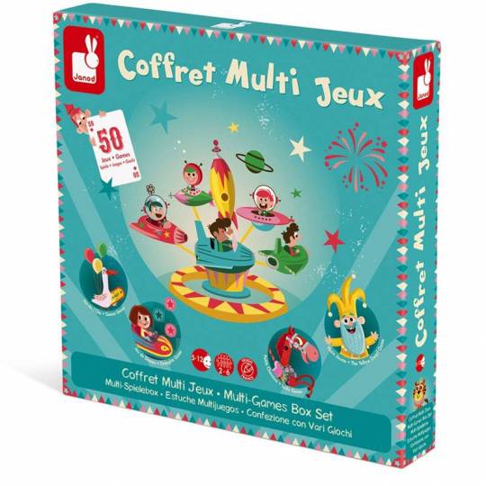 Coffret Multi Jeux Carroussel Janod - 1