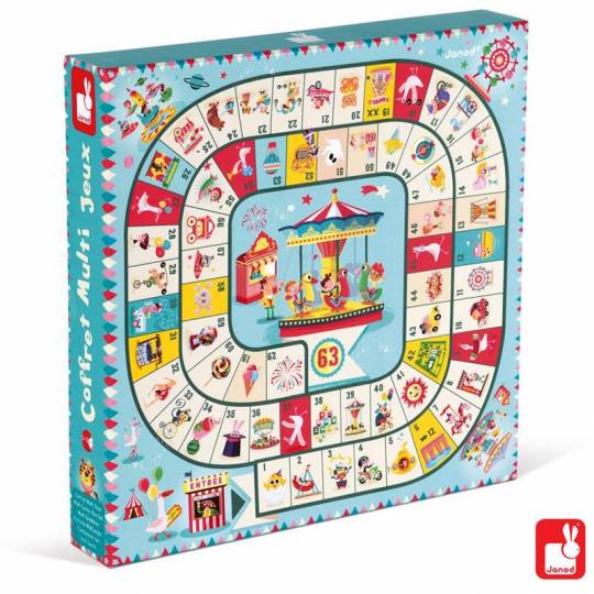 Coffret Multi Jeux Carroussel Janod - 2