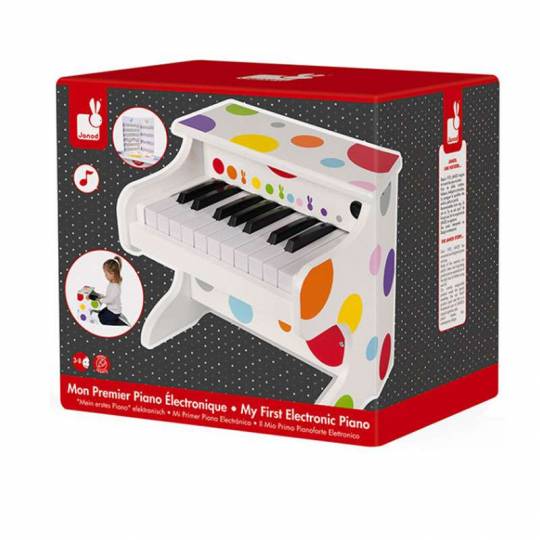 Mon 1er Piano Électronique Confetti - Un jeu Janod - Boutique BCD Jeux