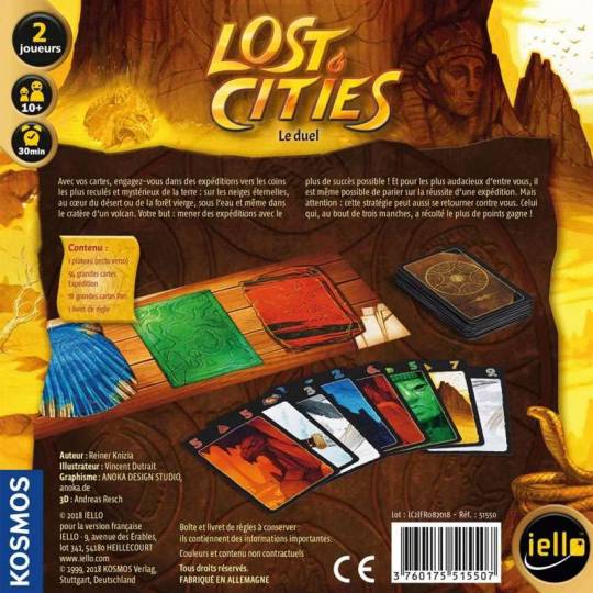Lost Cities - Le Duel iello - 2