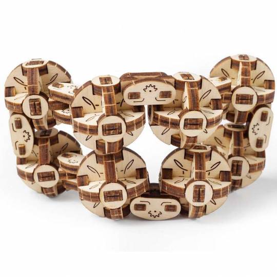 Flexi-Cube - Puzzle 3d Mécanique en bois UGEARS - 2