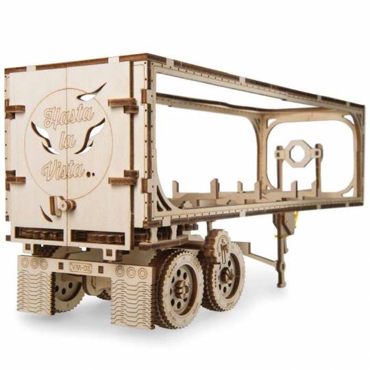 Remorque Poids-Lourd VM-03 - Puzzle 3d Mécanique en bois UGEARS - 1