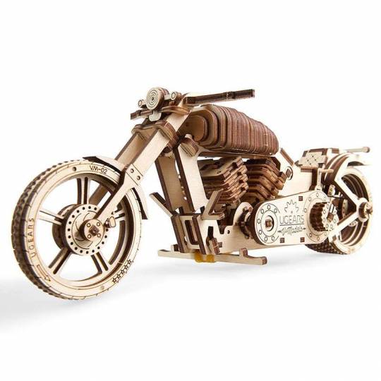 Moto VM-02 - Puzzle 3d Mécanique en bois UGEARS - 2