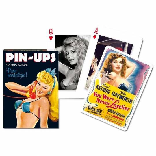 Jeu de 55 cartes - Thème Pin Ups Piatnik - 1