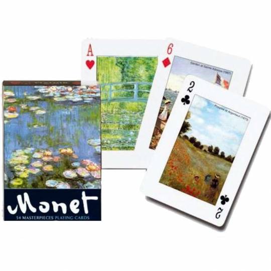 Jeu de 55 cartes - Thème Monet Piatnik - 1