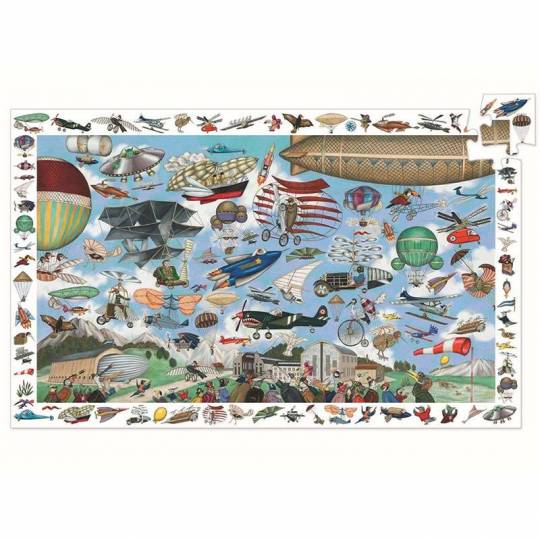 Puzzle d'observation - Aéro Club - 200 pcs Djeco - 1