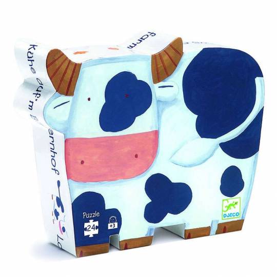 Puzzle - Les vaches à la ferme - 24 pcs Djeco - 1