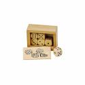 Boîte de 6 dés en bois - Goki Goki - 1 Boîte de 6 dés en bois - Goki Goki - 1