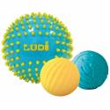 3 Balles Sensorielles Bleues et jaunes - Ludi LUDI - 1 3 Balles Sensorielles Bleues et jaunes - Ludi LUDI - 1