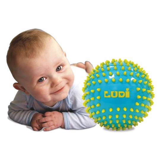 3 Balles Sensorielles Bleues et jaunes - Ludi LUDI - 3