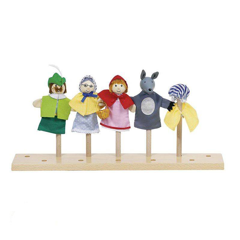 Marionnettes à doigt Chaperon rouge - BCD Boutique de jouets en bois