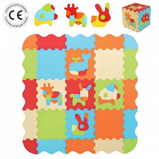 Tapis en Mousse Touch Animaux LUDI - 4