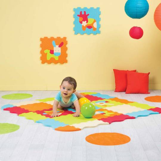 Tapis en Mousse Touch Animaux LUDI - 2