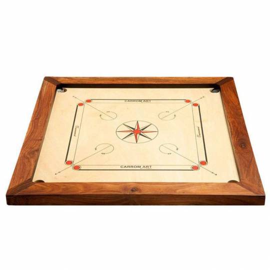 Carrom WCT Champion 88cm Acacia Carrom Art - 1