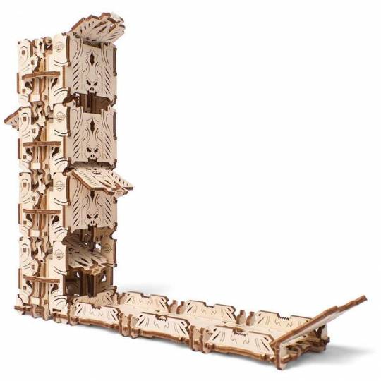 Tour à Dés Modulable - Puzzle 3D Mécanique en bois UGEARS - 1