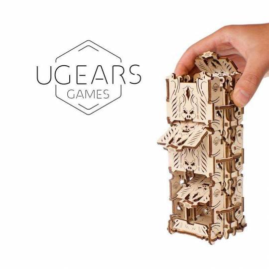 Tour à Dés Modulable - Puzzle 3D Mécanique en bois UGEARS - 2