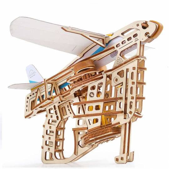 Aéro-Lanceur - Puzzle 3d Mécanique en bois UGEARS - 2