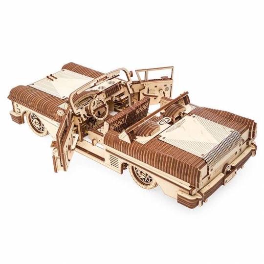 Cabriolet VM-05 - Puzzle 3d Mécanique en bois UGEARS - 2