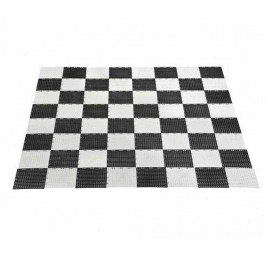 Dalles clipsables 124 cm- Tapis d'échecs et dames géant Rolly Toys - 1