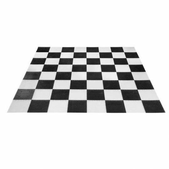 Dalles clipsables - Tapis d'échecs et dames géant 280 cm Rolly Toys - 1