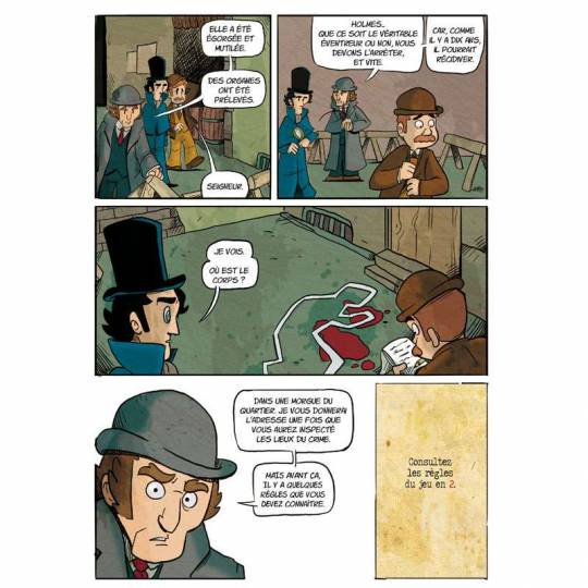 La BD dont vous êtes le Héros : Sherlock Holmes Tome 5 - L'ombre de Jack l'éventreur Makaka Editions - 2