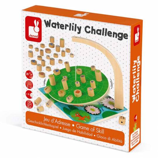 Jeu d'Adresse - Waterlily Challenge (bois) Janod - 1