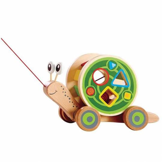 Escargot roulant avec jeu de formes - Hape Hape - 1