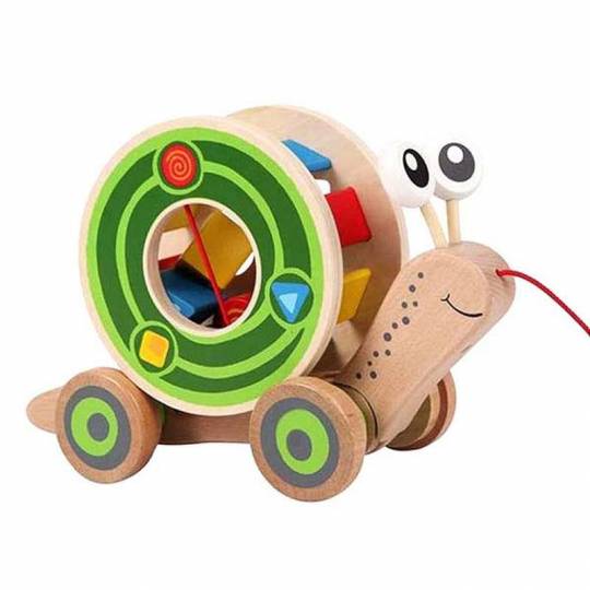 Escargot roulant avec jeu de formes - Hape Hape - 2