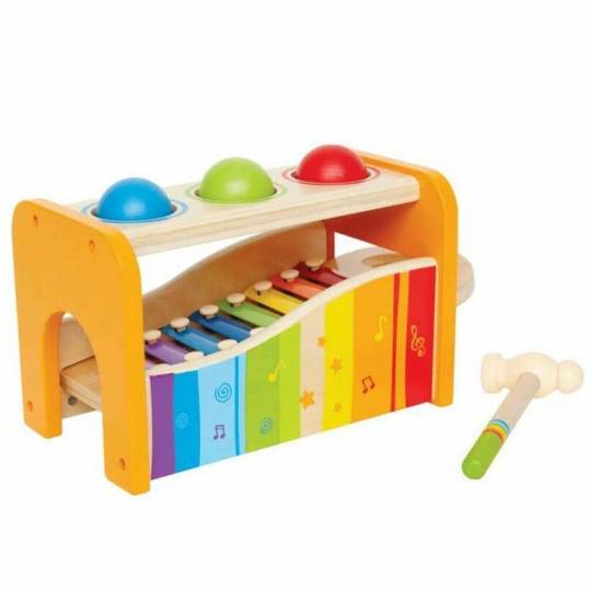 Banc à marteler avec xylophone - Hape Hape - 1