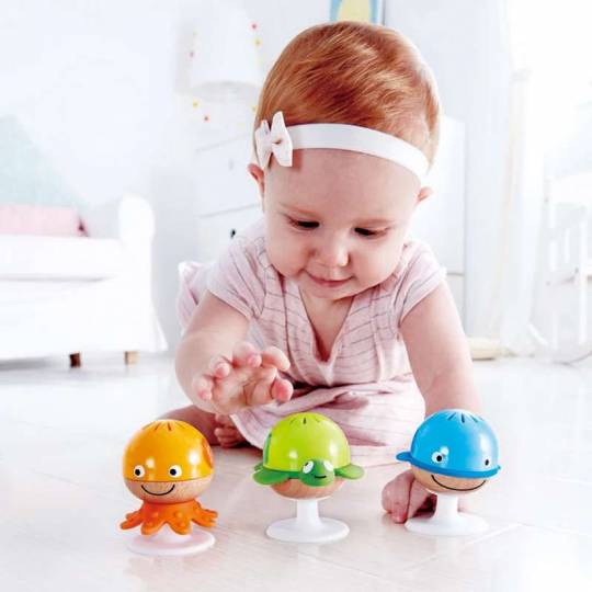 Ensemble de hochets animaux marins - Hape Hape - 3