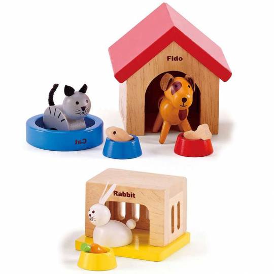 Animaux de la famille - Accessoires de poupée Hape - 1