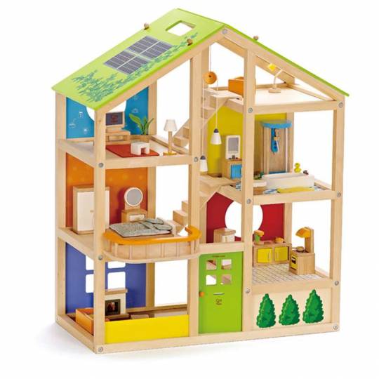 Maison de poupée toute saison meublée - Hape Hape - 1