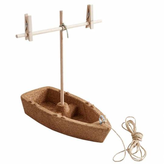 Terra Kids Kit d’assemblage Bateau en liège Haba - 2