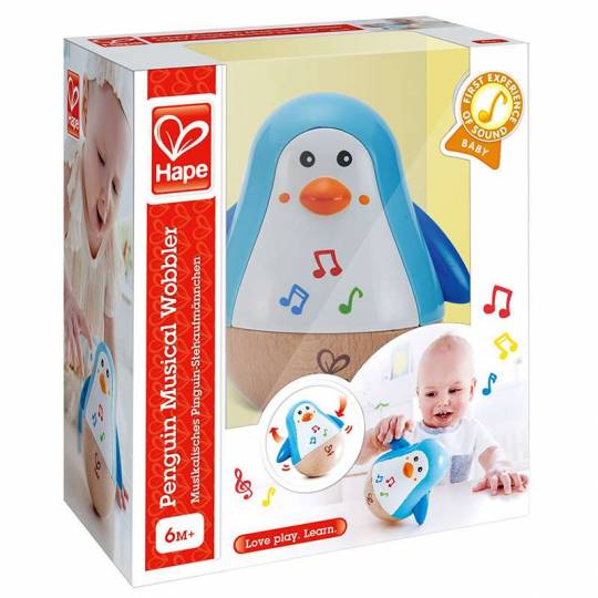 Pingouin culbuto musical Hape - 6
