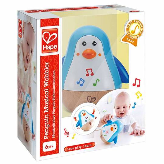 Pingouin culbuto musical Hape - 1