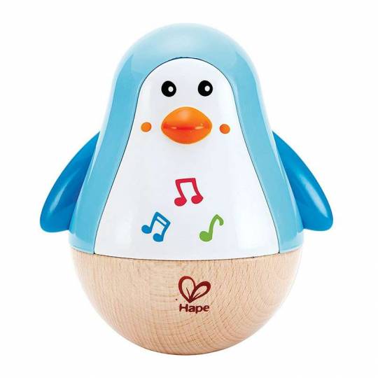Pingouin culbuto musical Hape - 1