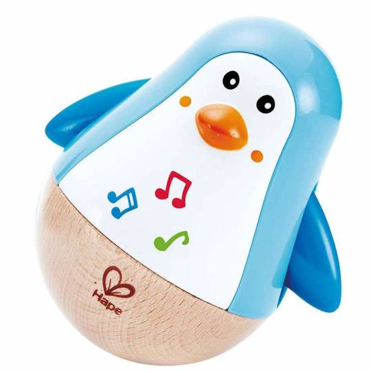 Pingouin culbuto musical Hape - 5