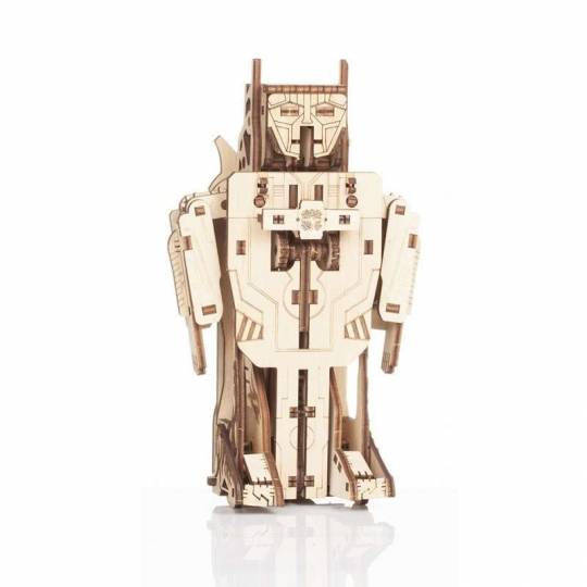 Robot avion transformer - maquette 3D mobile en bois Mr Playwood - 1