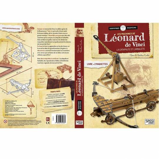 Scientifiques et inventeurs -  Les machines de Léonard de Vinci : LA CATAPULTE ET L'ARBALÈTE Sassi - 2